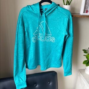 Adidas Women's Teal Hoodie